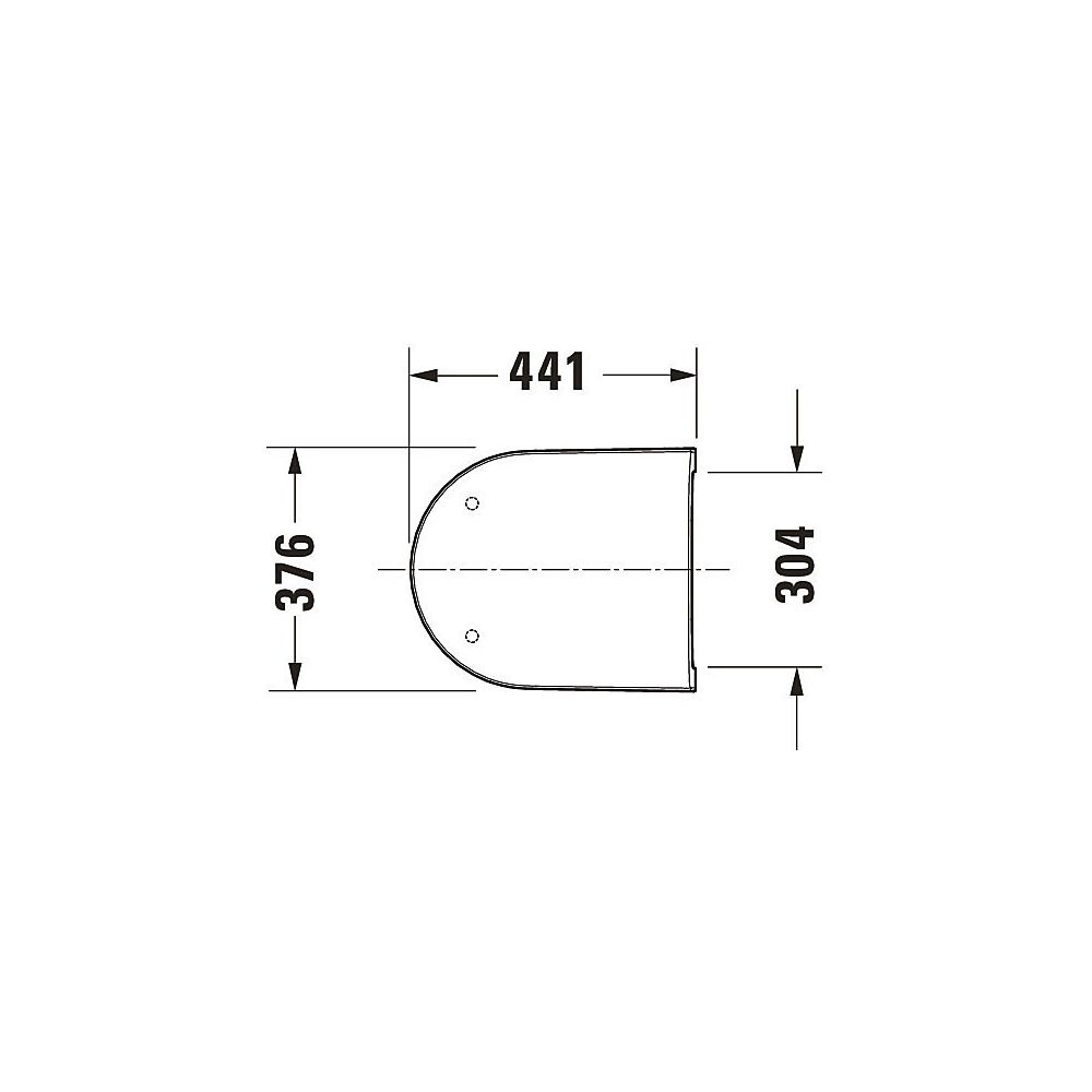 Duravit D-Neo WC-Sitz D-shaped Weiß Hochglanz, 376x43x441mm, ohne Absenkautomatik,... DURAVIT-0021610000 4063382017178 (Abb. 50)