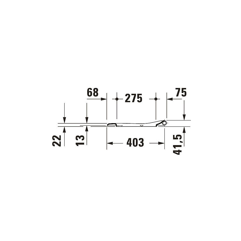 Duravit Qatego WC-Sitz D-shaped Weiß Hochglanz, 425x44x368mm, mit Absenkautomatik, ... DURAVIT-0027490000 4067116074369 (Abb. 2)