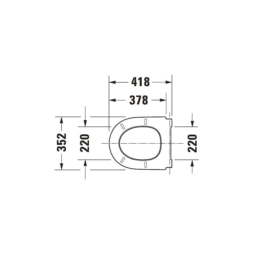 Duravit Qatego WC-Sitz D-shaped Weiß Hochglanz, 425x44x368mm, mit Absenkautomatik, ... DURAVIT-0027490000 4067116074369 (Abb. 4)