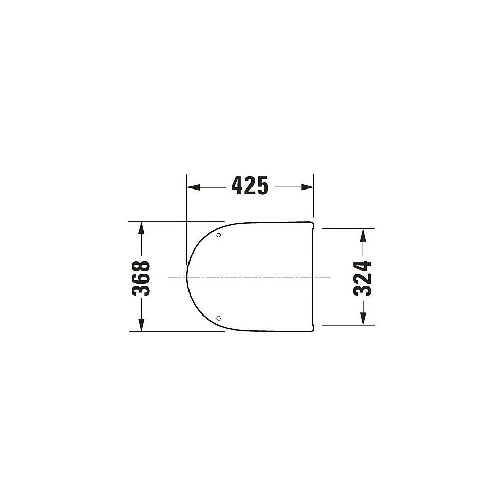 Duravit Qatego WC-Sitz D-shaped Weiß Hochglanz, 425x44x368mm, mit Absenkautomatik, ... DURAVIT-0027490000 4067116074369 (Abb. 5)