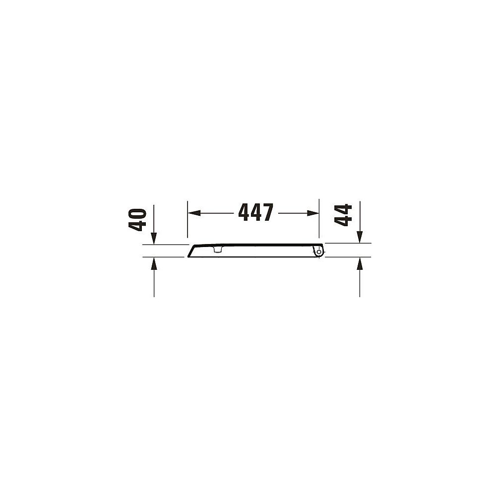 Duravit Qatego WC-Sitz D-shaped Weiß Hochglanz, 463x44x369mm, mit Absenkautomatik,... DURAVIT-0026890000 4067116999648 (Abb. 17)