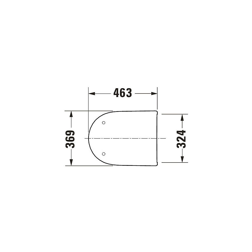 Duravit Qatego WC-Sitz D-shaped Weiß Hochglanz, 463x44x369mm, mit Absenkautomatik,... DURAVIT-0026890000 4067116999648 (Abb. 19)