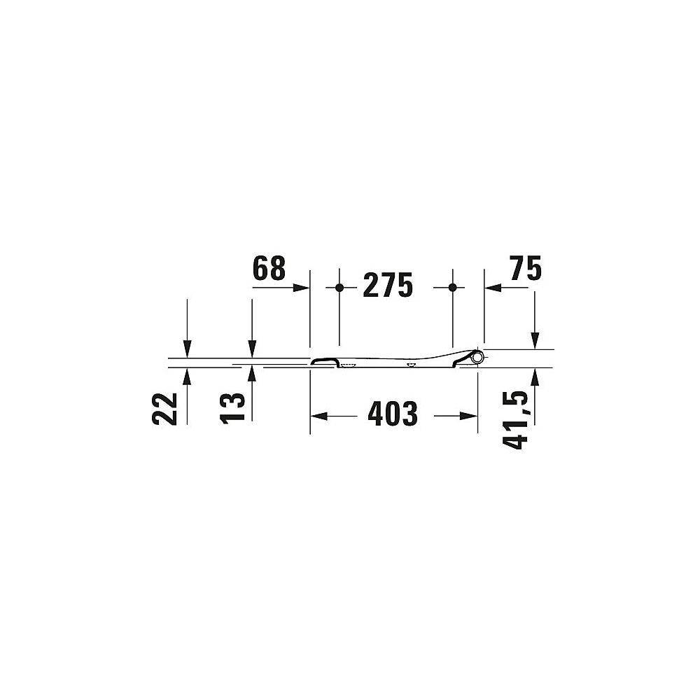 Duravit Qatego WC-Sitz D-shaped Weiß Hochglanz, 425x44x368mm, mit Absenkautomatik, ... DURAVIT-0027490000 4067116074369 (Abb. 6)