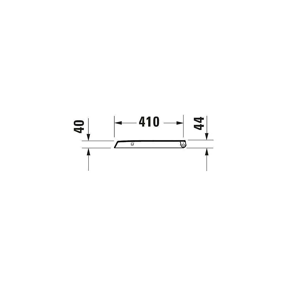 Duravit Qatego WC-Sitz D-shaped Weiß Hochglanz, 425x44x368mm, mit Absenkautomatik, ... DURAVIT-0027490000 4067116074369 (Abb. 7)