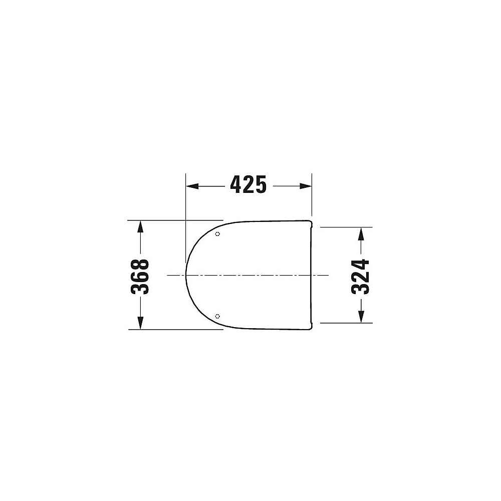 Duravit Qatego WC-Sitz D-shaped Weiß Hochglanz, 425x44x368mm, mit Absenkautomatik, ... DURAVIT-0027490000 4067116074369 (Abb. 9)