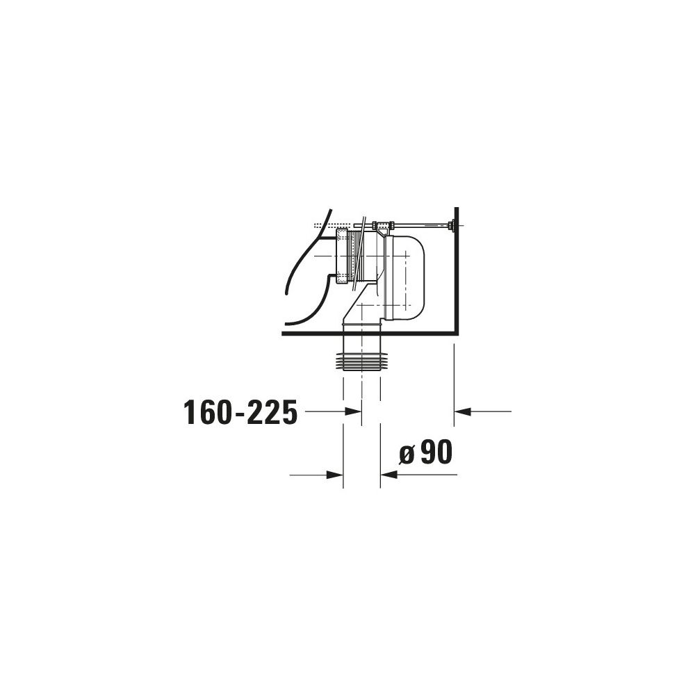 Duravit White Tulip Stand WC für Kombination 650x360x420mm, Weiß Hochglanz, Hygien... DURAVIT-2197092000 4053424894867 (Abb. 12)