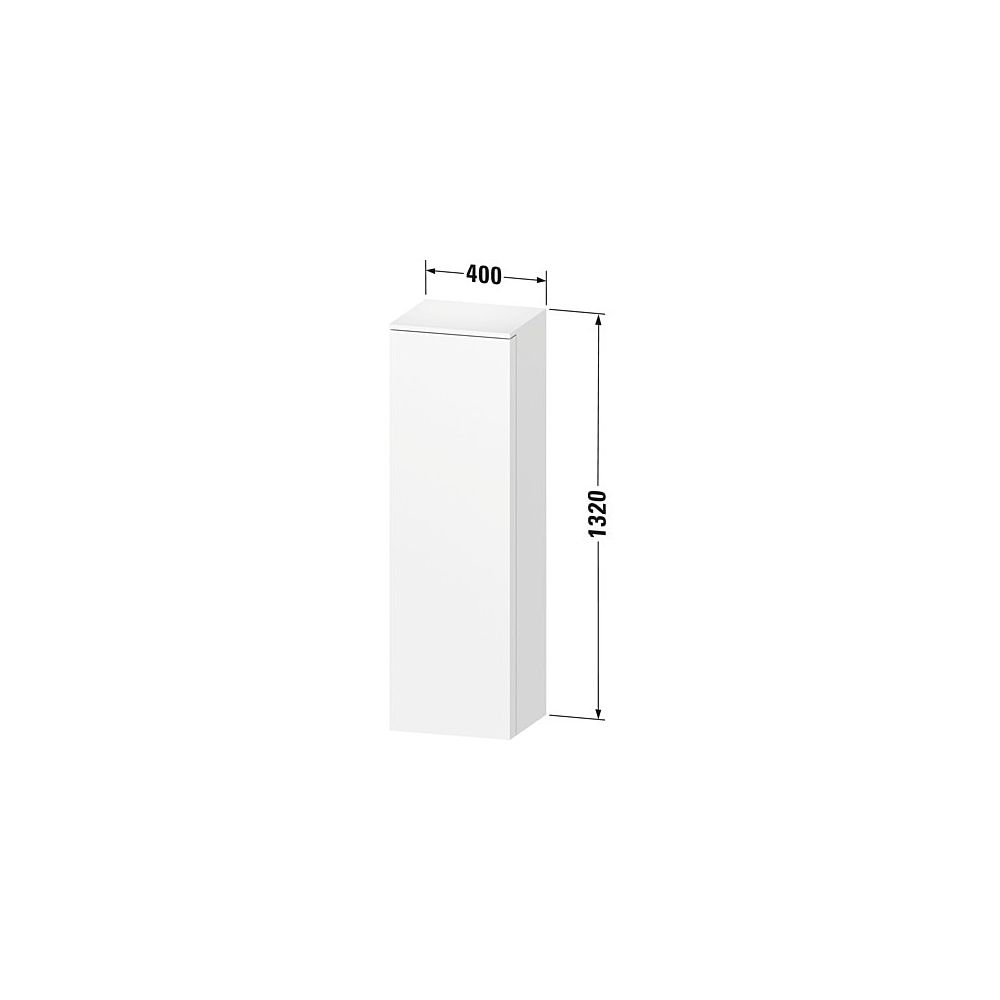 Duravit Qatego Halbhochschrank Dekor 360x400x1320mm, Basalt Matt, 1 Tür L, 3 G... DURAVIT-QA1345L43430000 4067116206166 (Abb. 3)