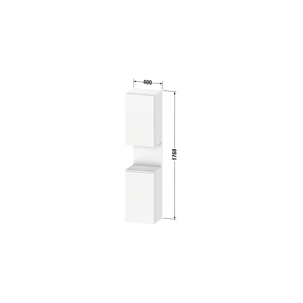 Duravit Qatego Hochschrank Dekor 360x400x1760mm Taupe Matt/Eiche Marmoriert Ma... DURAVIT-QA1346R55910010 4067116211146 (Abb. 3)