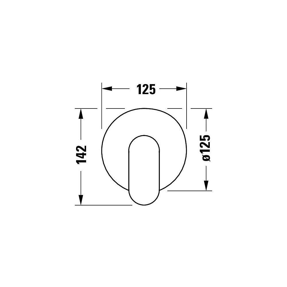 Duravit Wave Einhebelmischer Unterputz Set, 1 Verbraucher, Chrom, 1 Verbraucher, ... DURAVIT-WA4210007010 4067116105599 (Abb. 6)