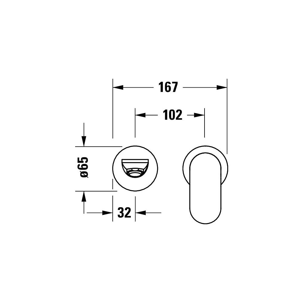 Duravit Wave Einhebel-Waschtischmischer, Bronze gebürstet, 5l/min, Hebelgriff, Au... DURAVIT-WA1070004004 4067116105445 (Abb. 2)