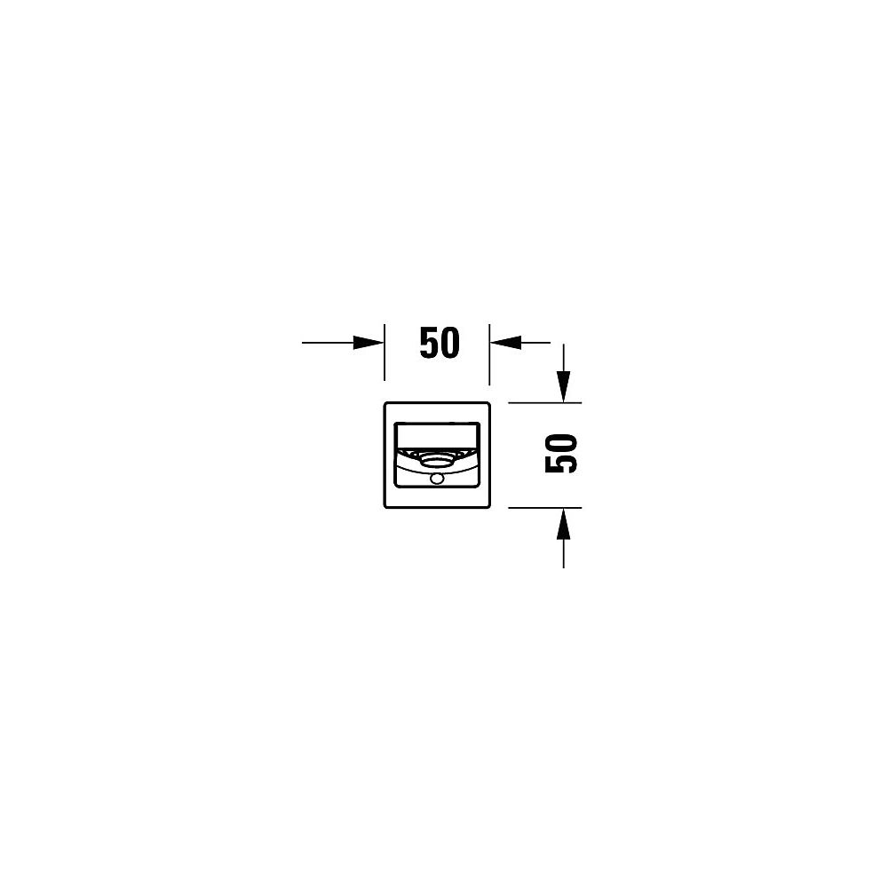 Duravit Manhattan Wanneneinlauf Chrom Hochglanz, Rosette eckig, Ausladung 189mm,1... DURAVIT-MH5240010010 4067116105001 (Abb. 4)
