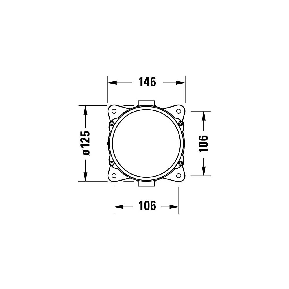 Duravit Grundkörper, Montageart auf Rohfußboden, Wannenmischer bodenstehend... DURAVIT-GK5900008000 4067116104615 (Abb. 2)