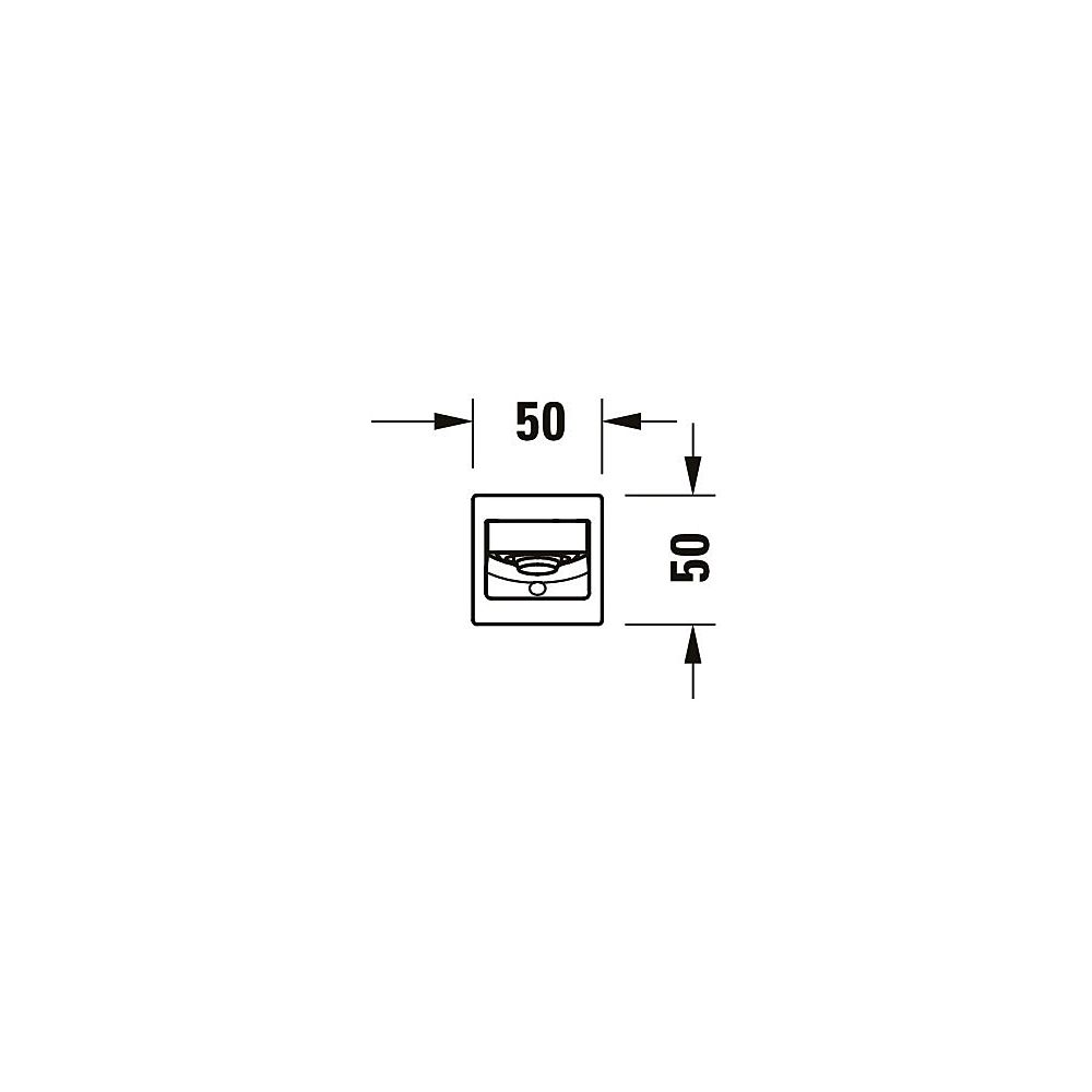 Duravit Manhattan Wanneneinlauf Chrom Hochglanz, Rosette eckig, Ausladung 189mm,1... DURAVIT-MH5240010010 4067116105001 (Abb. 6)