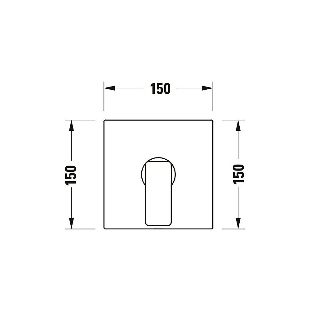 Duravit Manhattan Einhebel-Brausemischer Unterputz, Anzahl Verbraucher 1, Mattsch... DURAVIT-MH4210010046 4067116104912 (Abb. 4)