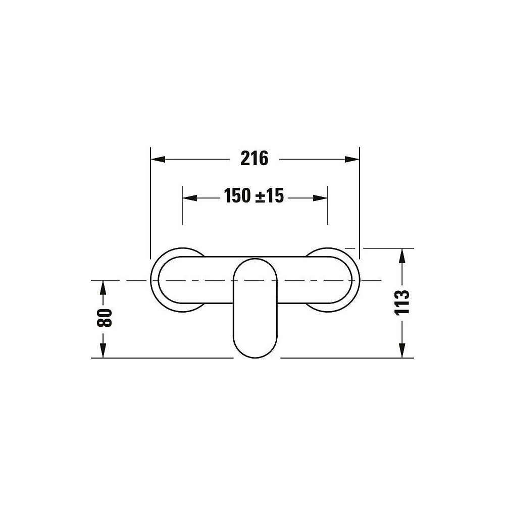 Duravit Wave Einhebel-Brausemischer Aufputz, Gold poliert, 24l/min, S-Anschlüsse,... DURAVIT-WA4230000034 4067116105735 (Abb. 5)