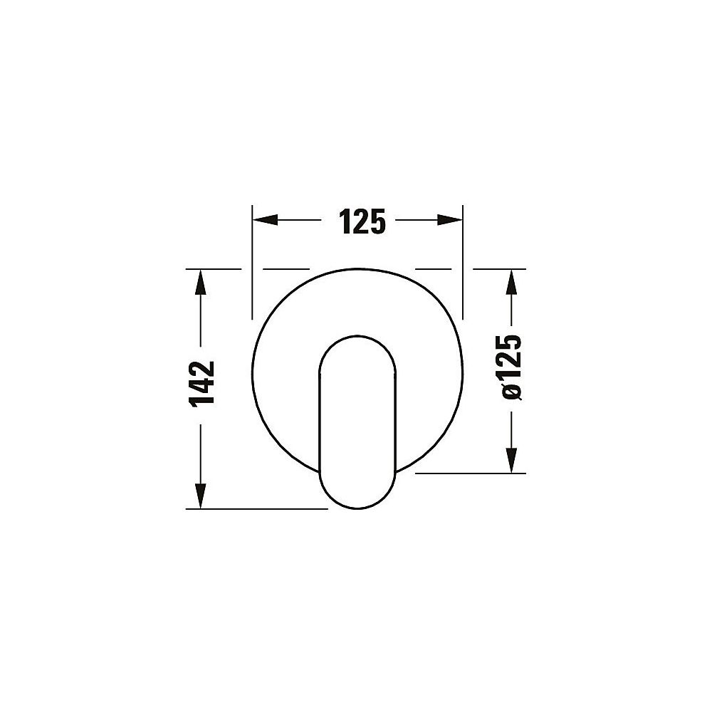 Duravit Wave Einhebelmischer Unterputz Set, 1 Verbraucher, Chrom, 1 Verbraucher, ... DURAVIT-WA4210007010 4067116105599 (Abb. 8)