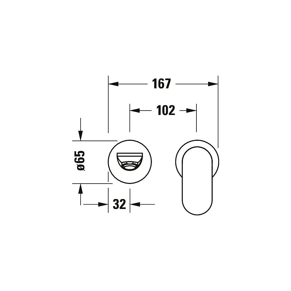 Duravit Wave Einhebel-Waschtischmischer, Bronze gebürstet, 5l/min, Hebelgriff, Au... DURAVIT-WA1070004004 4067116105445 (Abb. 5)