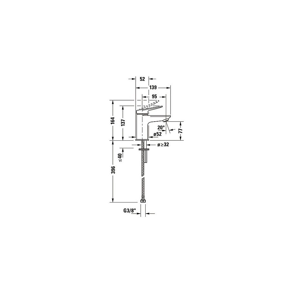 Duravit Wave Einhebel-Waschtischmischer S, Gold poliert, 5l/min, Hebelgriff, Ausl... DURAVIT-WA1010002034 4067116105131 (Abb. 4)