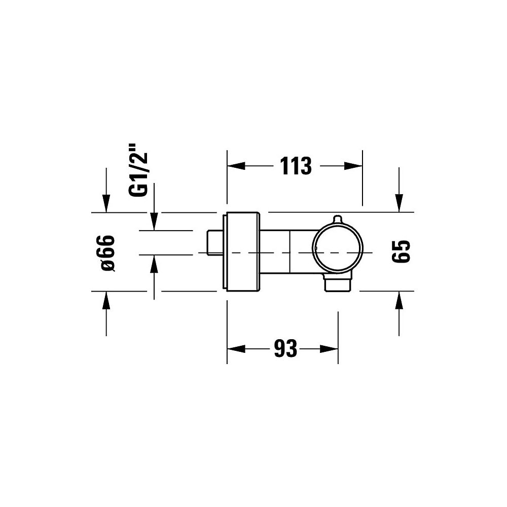 Duravit Thermostatarmaturen Brausethermostat Aufputz, Gold poliert, S-Anschlüsse,... DURAVIT-TH4220000034 4067116113624 (Abb. 6)