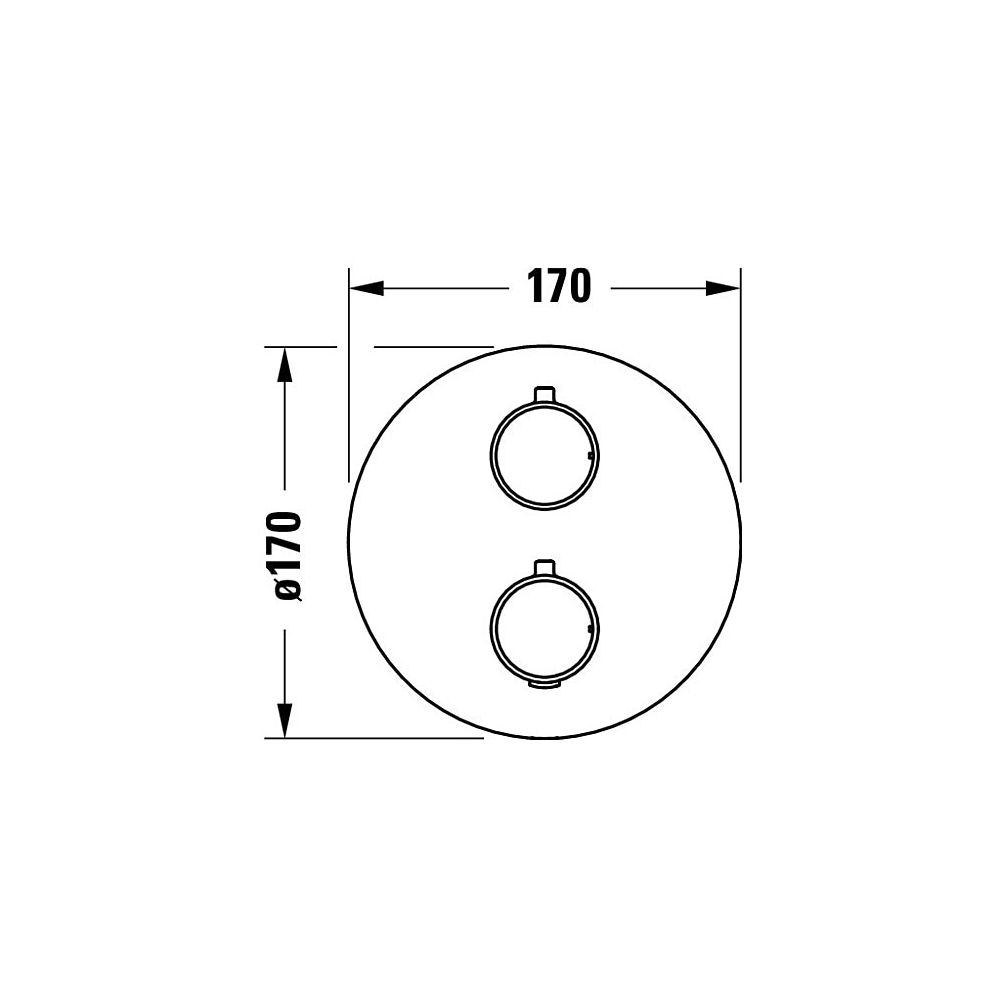 Duravit Thermostatarmaturen Thermostat Unterputz Set, 2 Verbraucher, Chrom, 24l/m... DURAVIT-TH4200008010 4067116113570 (Abb. 3)