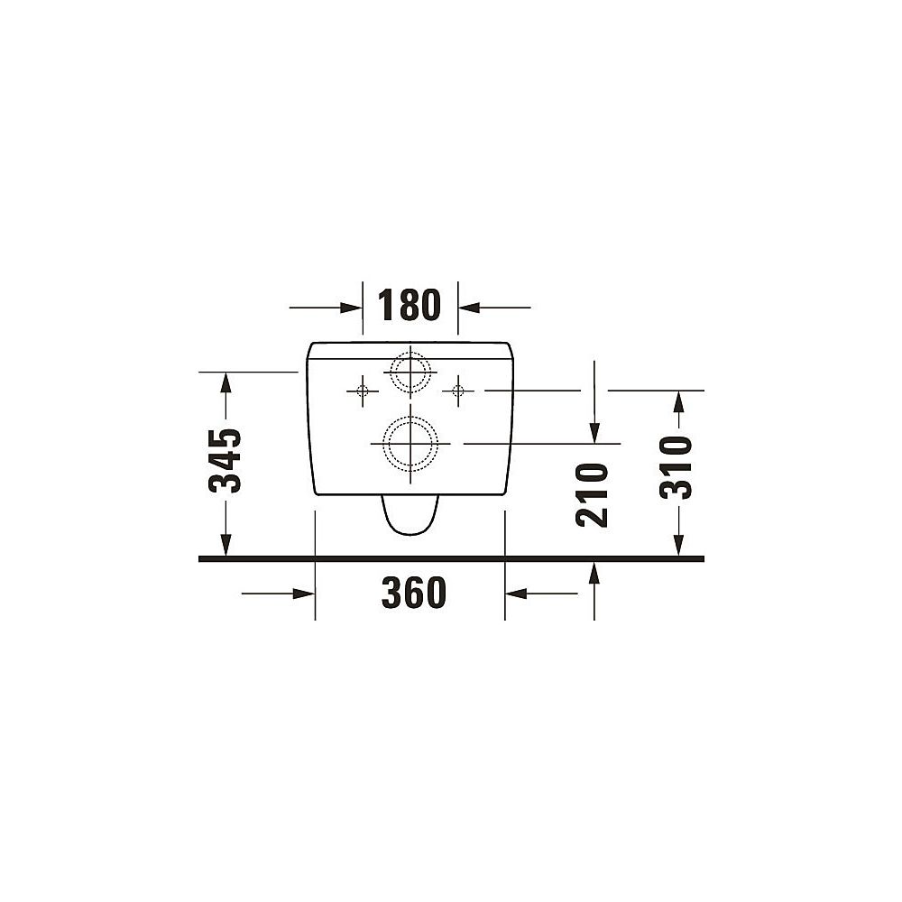 Duravit Qatego Wand-WC 570x385x360mm, Weiß Hochglanz, 4,5l, Tiefspüler, rimless, wa... DURAVIT-2556090000 4067116305173 (Abb. 9)