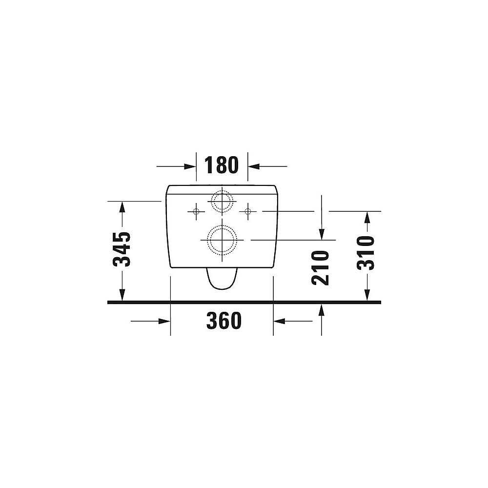 Duravit Qatego Wand-WC 570x385x360mm, Weiß Hochglanz, 4,5l, Tiefspüler, rimless, w... DURAVIT-2556090000 4067116305173 (Abb. 12)