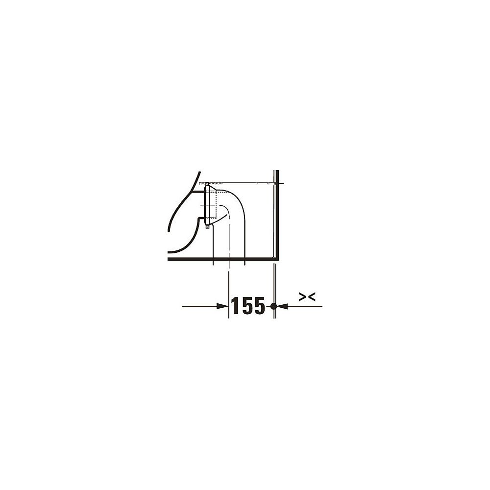 Duravit Qatego Stand WC für Kombination 660x390x400mm, Weiß Hochglanz, 4,5/3l, Tie... DURAVIT-2021090000 4067116305180 (Abb. 10)