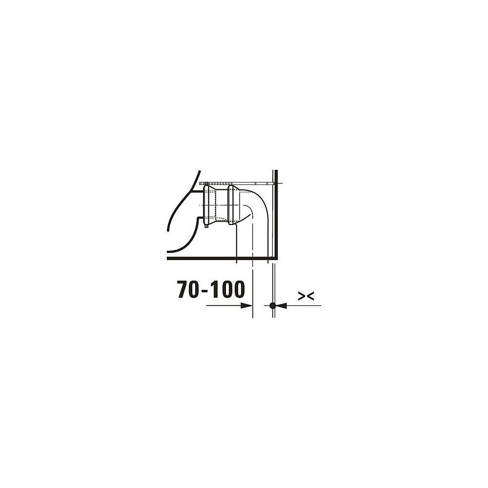 Duravit Qatego Stand WC für Kombination 660x390x400mm, Weiß Hochglanz, 4,5/3l, Tie... DURAVIT-2021090000 4067116305180 (Abb. 11)