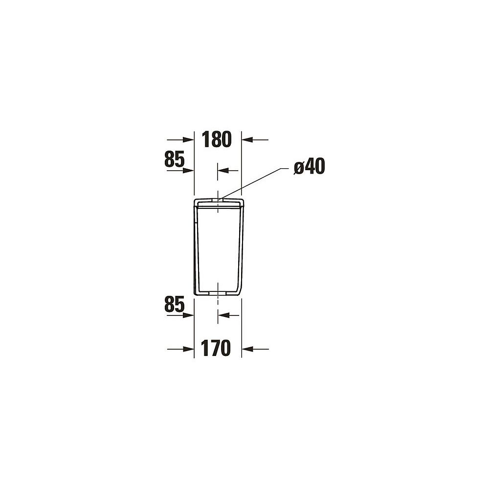 Duravit Qatego Spülkasten aus Keramik 180x400x355mm, Weiß, HygieneGlaze, 6/3l, Dual... DURAVIT-0947102005 4067116069617 (Abb. 4)
