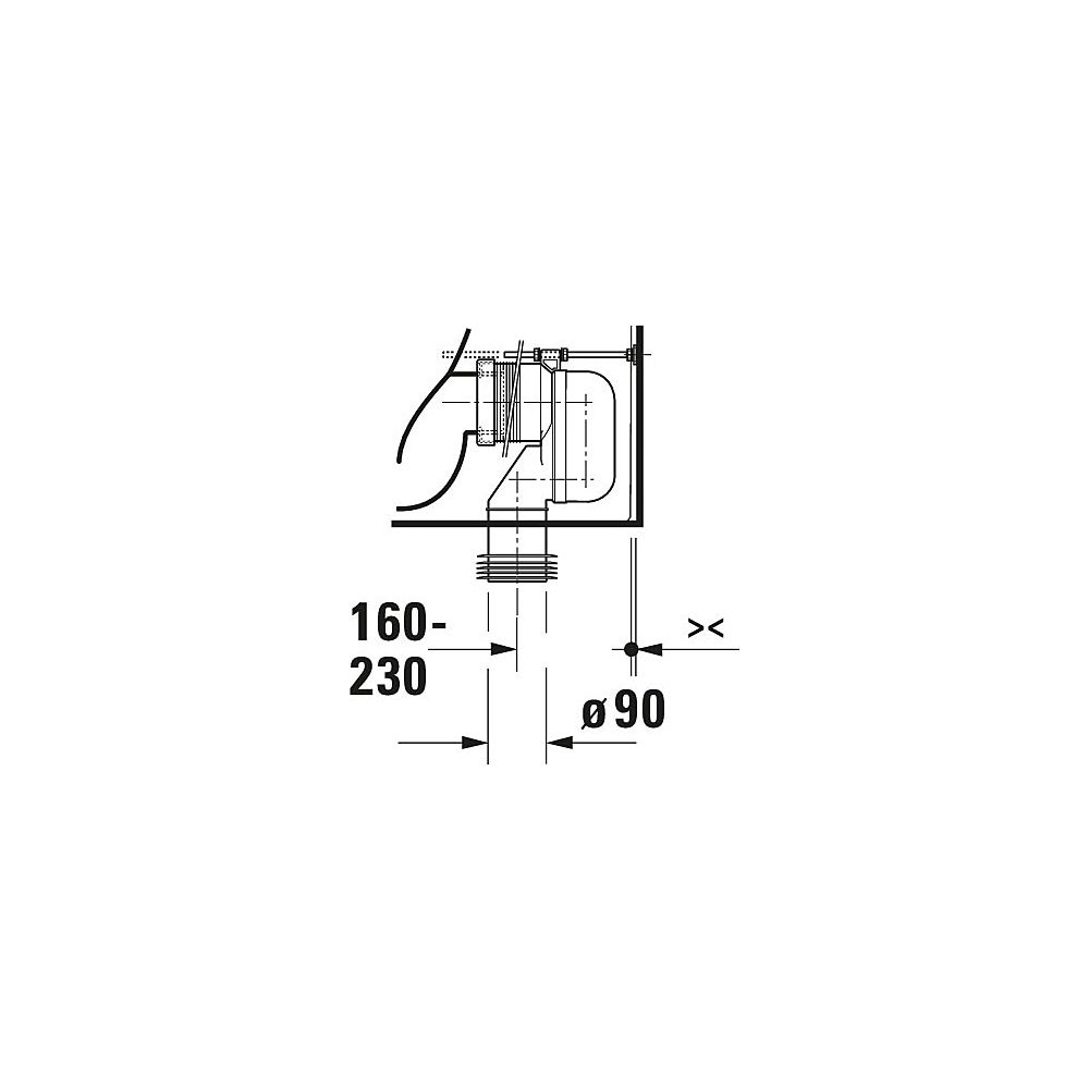 Duravit Qatego Stand WC für Kombination 660x390x400mm, Weiß Hochglanz, 4,5/3l, Tie... DURAVIT-2021090000 4067116305180 (Abb. 18)