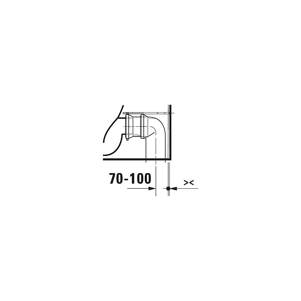 Duravit Qatego Stand WC für Kombination 660x390x400mm, Weiß Hochglanz, 4,5/3l, Tie... DURAVIT-2021090000 4067116305180 (Abb. 22)