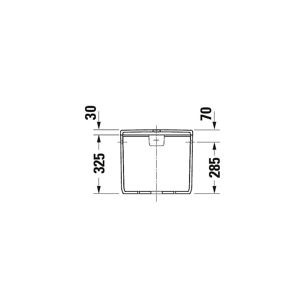 Duravit Qatego Spülkasten aus Keramik 180x400x355mm, Weiß, HygieneGlaze, 6/3l, Dual... DURAVIT-0947102005 4067116069617 (Abb. 6)