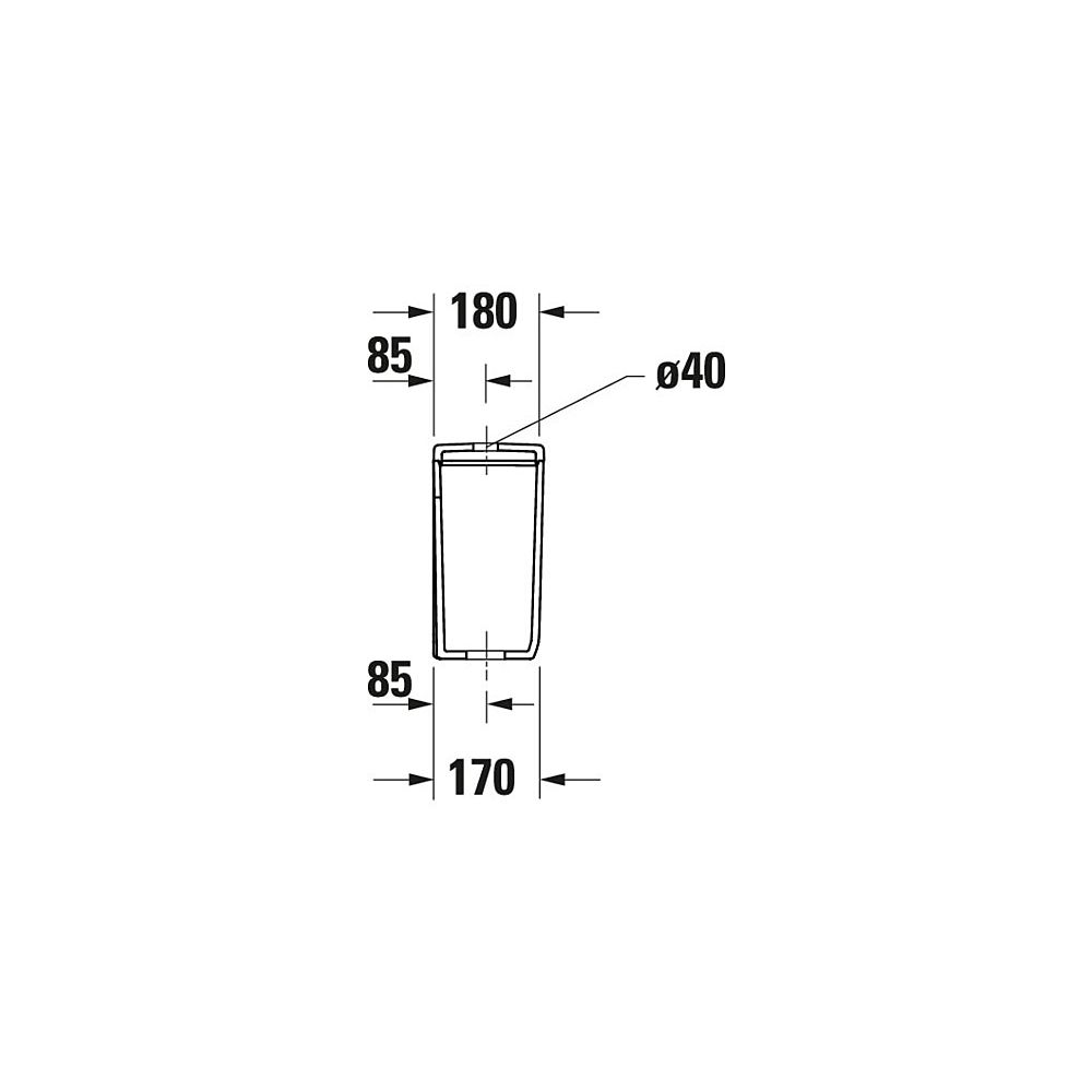 Duravit Qatego Spülkasten aus Keramik 180x400x355mm, Weiß, HygieneGlaze, 6/3l, Dual... DURAVIT-0947102005 4067116069617 (Abb. 8)