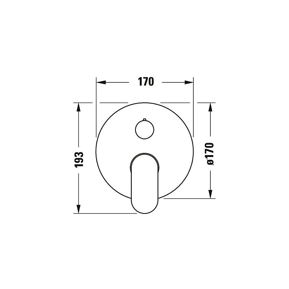Duravit Wave Einhebel-Wannenmischer Unterputz, 2 Verbraucher, Mattschwarz, 22,5l/... DURAVIT-WA5210012046 4067116317190 (Abb. 2)