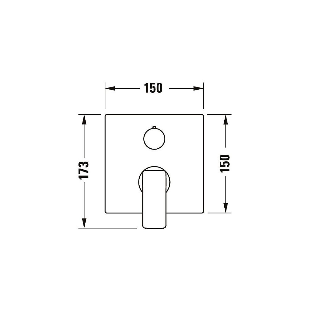 Duravit Manhattan Einhebel-Wannenmischer Unterputz, Anzahl Verbraucher 2, Chrom, ... DURAVIT-MH5210012010 4067116317176 (Abb. 2)
