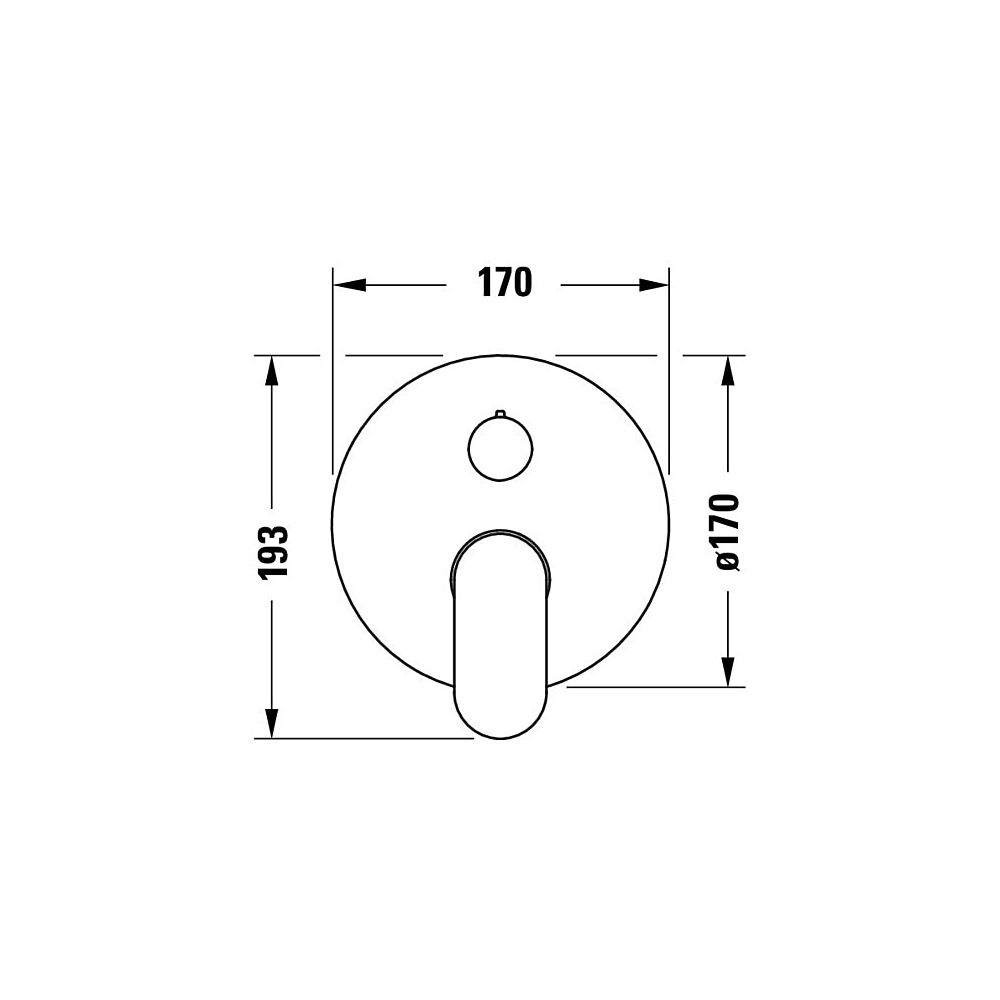Duravit Wave Einhebel-Wannenmischer Unterputz, 2 Verbraucher, Mattschwarz, 22,5l/... DURAVIT-WA5210012046 4067116317190 (Abb. 4)