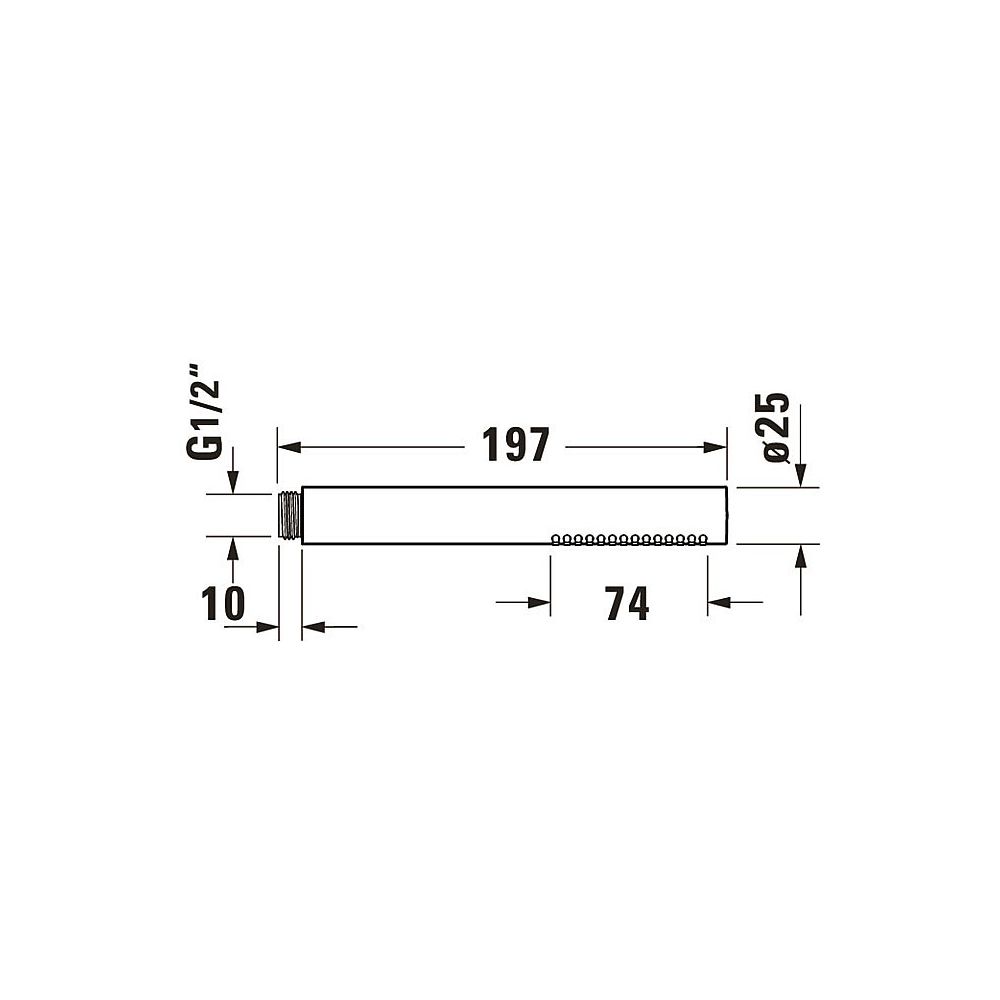 Duravit Stabbrause, MinusFlow, rund, Rain, Gold poliert, Durchflussmenge 3 bar 9l... DURAVIT-UV0642001034 4067116113846 (Abb. 7)