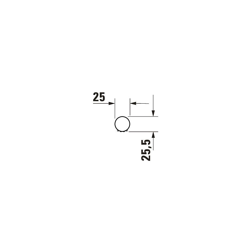 Duravit Stabbrause, MinusFlow, rund, Rain, Gold poliert, Durchflussmenge 3 bar 9l... DURAVIT-UV0642001034 4067116113846 (Abb. 8)