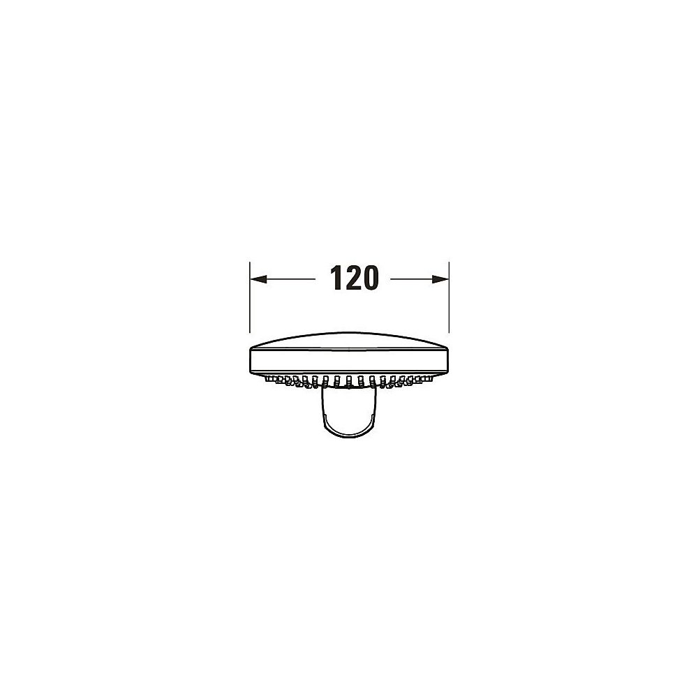 Duravit Handbrause, Edelstahl gebürstet, MinusFlow, d. 120mm, Strahlart Rain, Pul... DURAVIT-UV0652017070 4067116113792 (Abb. 4)