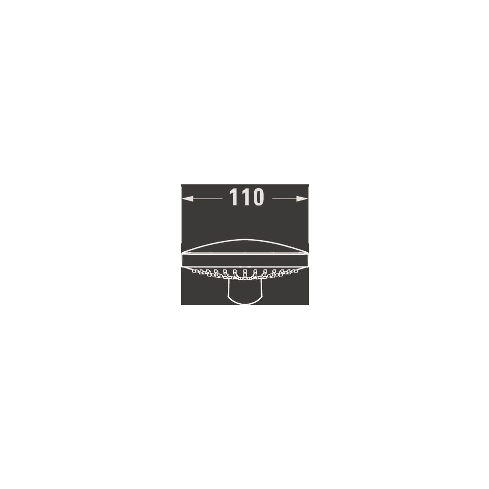 Duravit Handbrause, Edelstahl gebürstet, MinusFlow, d. 110mm, Strahlart SoftRain,... DURAVIT-UV0652016070 4067116113754 (Abb. 3)