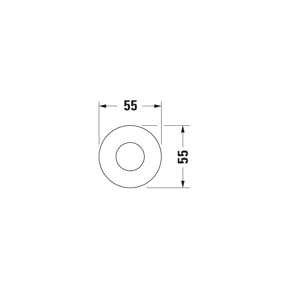 Duravit Brausehalter Konisch, 55x102mm, Messing, rund, Chrom Hochglanz... DURAVIT-UV0620007010 4067116161328 (Abb. 2)