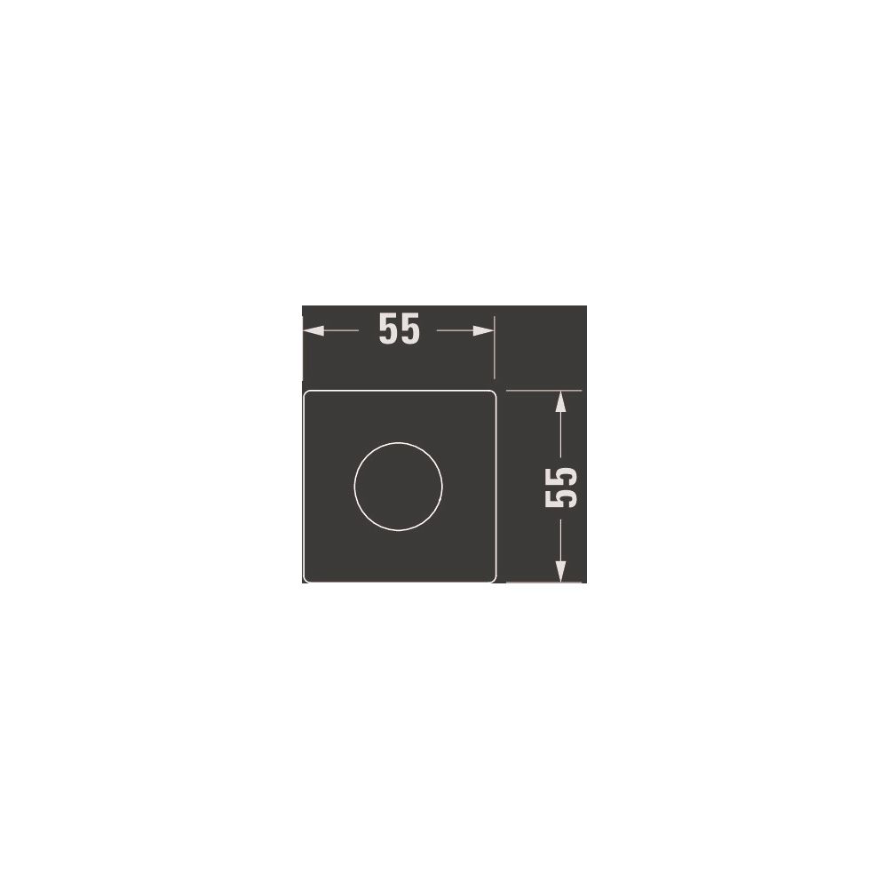 Duravit Brausehalter Konisch, 55x102mm, Messing, eckig, Mattschwarz... DURAVIT-UV0620026046 4067116161380 (Abb. 2)