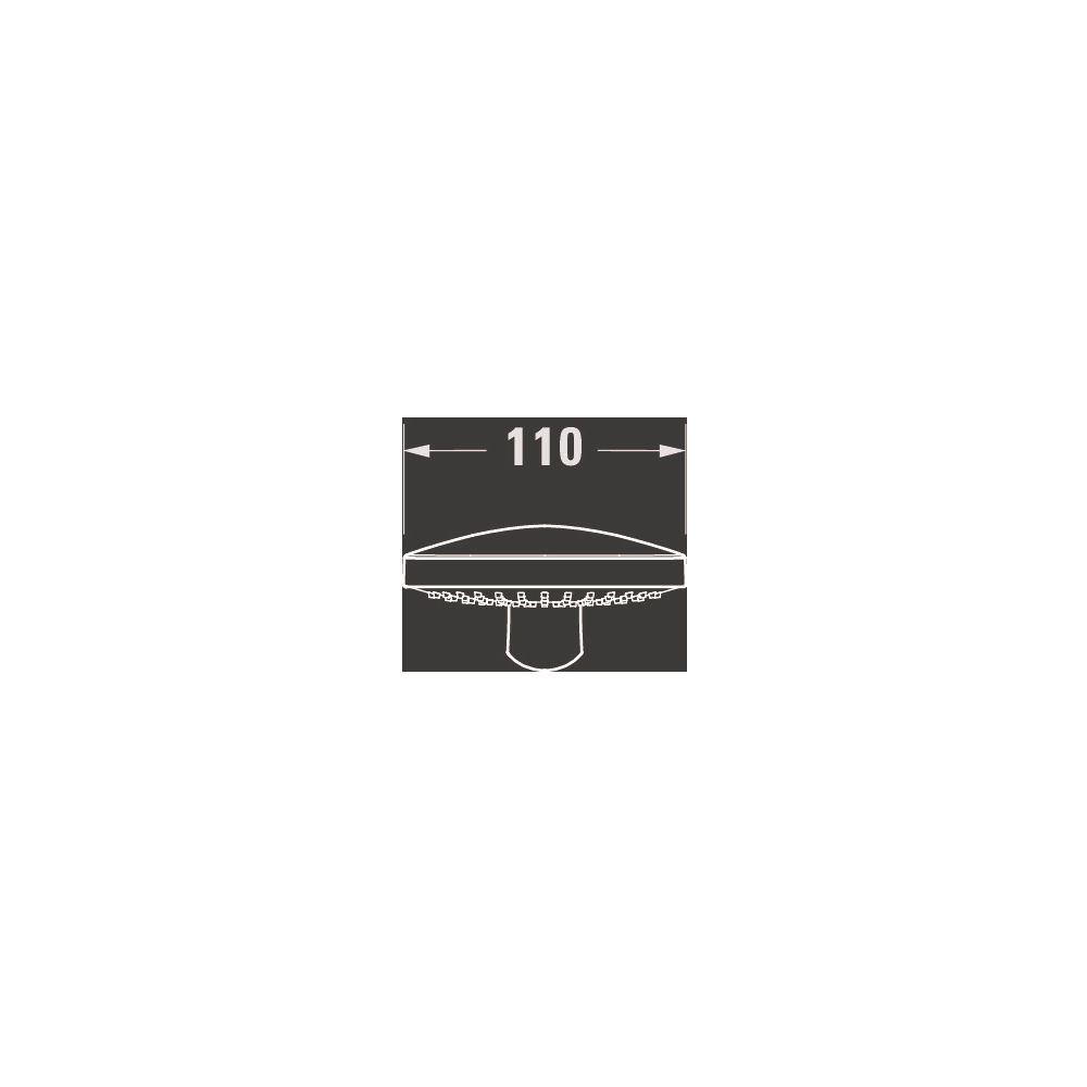 Duravit Handbrause, Mattschwarz, MinusFlow, d. 110mm, Strahlart Rain, Durchflussm... DURAVIT-UV0652013046 4067116161281 (Abb. 3)