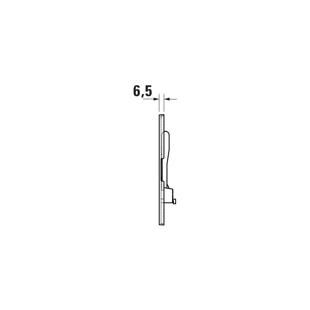 Duravit DuraSystem Betätigungsplatte mechanisch für WC Beta 100 Dual Flush Aufges... DURAVIT-WD5009031000 4067116326888 (Abb. 3)