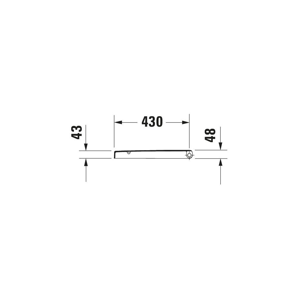 Duravit Bathroom Foster WC-Sitz Weiß HG 366x53x444mm mit Absenkauto. Sitzgarnitur a... DURAVIT-0062790000 4021534856563 (Abb. 2)