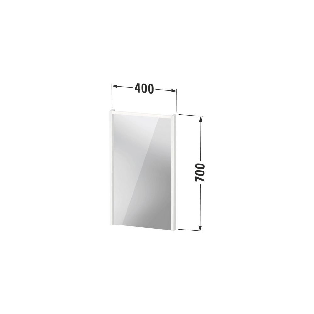 Duravit D-Code Spiegel Wandmontage 50x400x700mm Fjordgrün Matt LED oben 3W Bet... DURAVIT-DC70750HGHG0000 4067116378306 (Abb. 2)