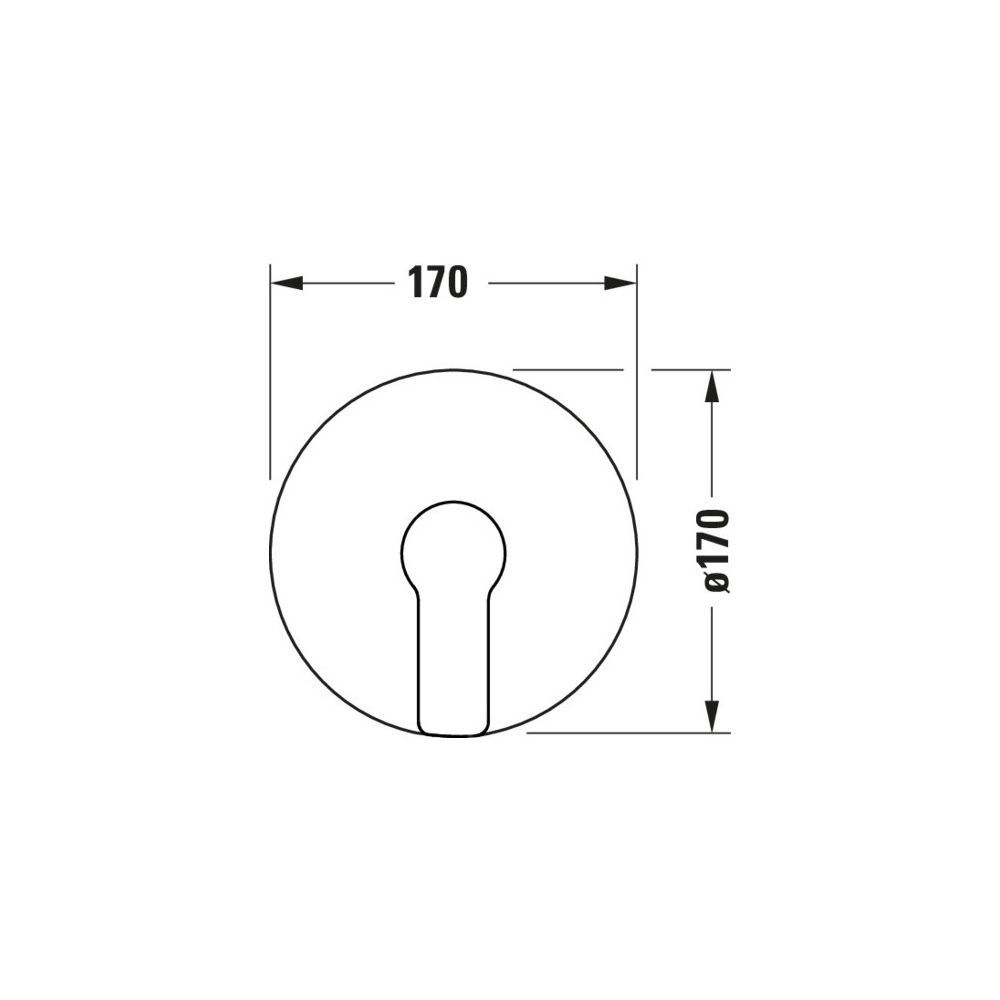 Duravit D-Code Einhebel-Brausemischer Unterputz, Anzahl Verbraucher 1, Chrom, 24,... DURAVIT-DC4210010010 4067116367294 (Abb. 2)