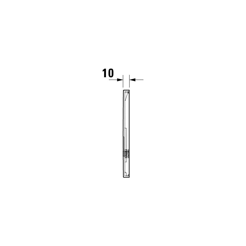 Duravit DuraSystem A2 Betätigungsplatte elektronisch für Urinal Infrarot Batterie... DURAVIT-WD5006013000 4053424507361 (Abb. 7)