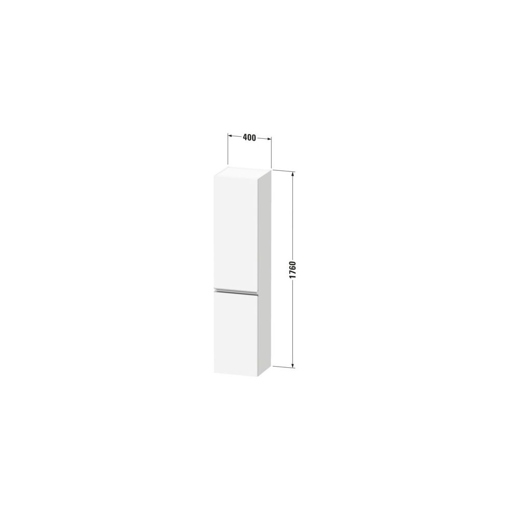 Duravit Sivida Hochschrank Dekor 374x400x1770mm Nusb.Matt, 2 Türen R, Grifflei... DURAVIT-SV1370RBD790000 4067116399547 (Abb. 2)