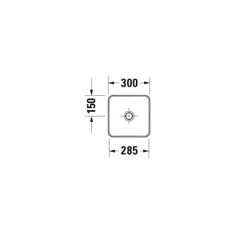 Duravit Sivida Aufsatzbecken 300mm, Weiß Seidenmatt/Dunkelgrau Matt, DuroCast Plus,... DURAVIT-266003FI00 4067116415810 (Abb. 4)